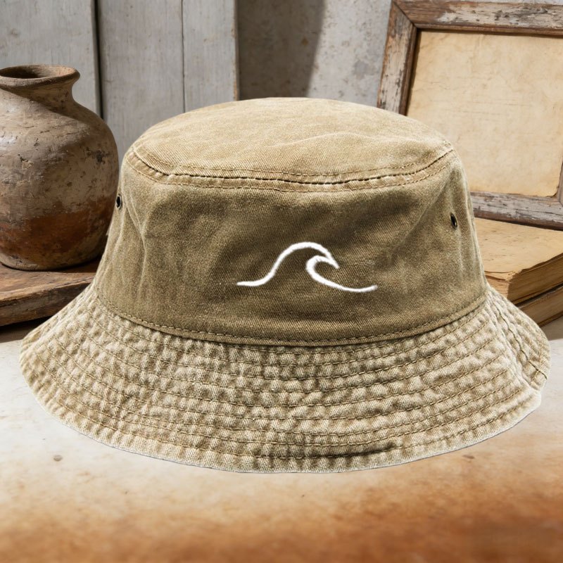 Bucket Hat Embroidered - 2026 신상 코튼 피셔맨 햇 양면