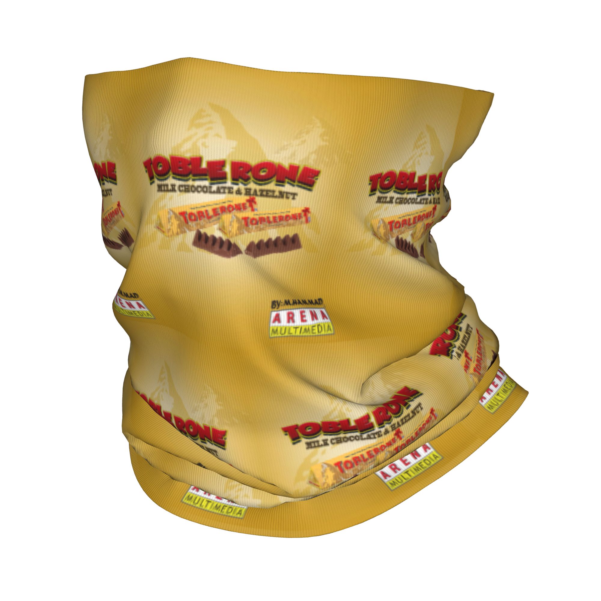 Balaclava Face Mask - 초콜릿 토블러 토블레론 1959 팀 프린트