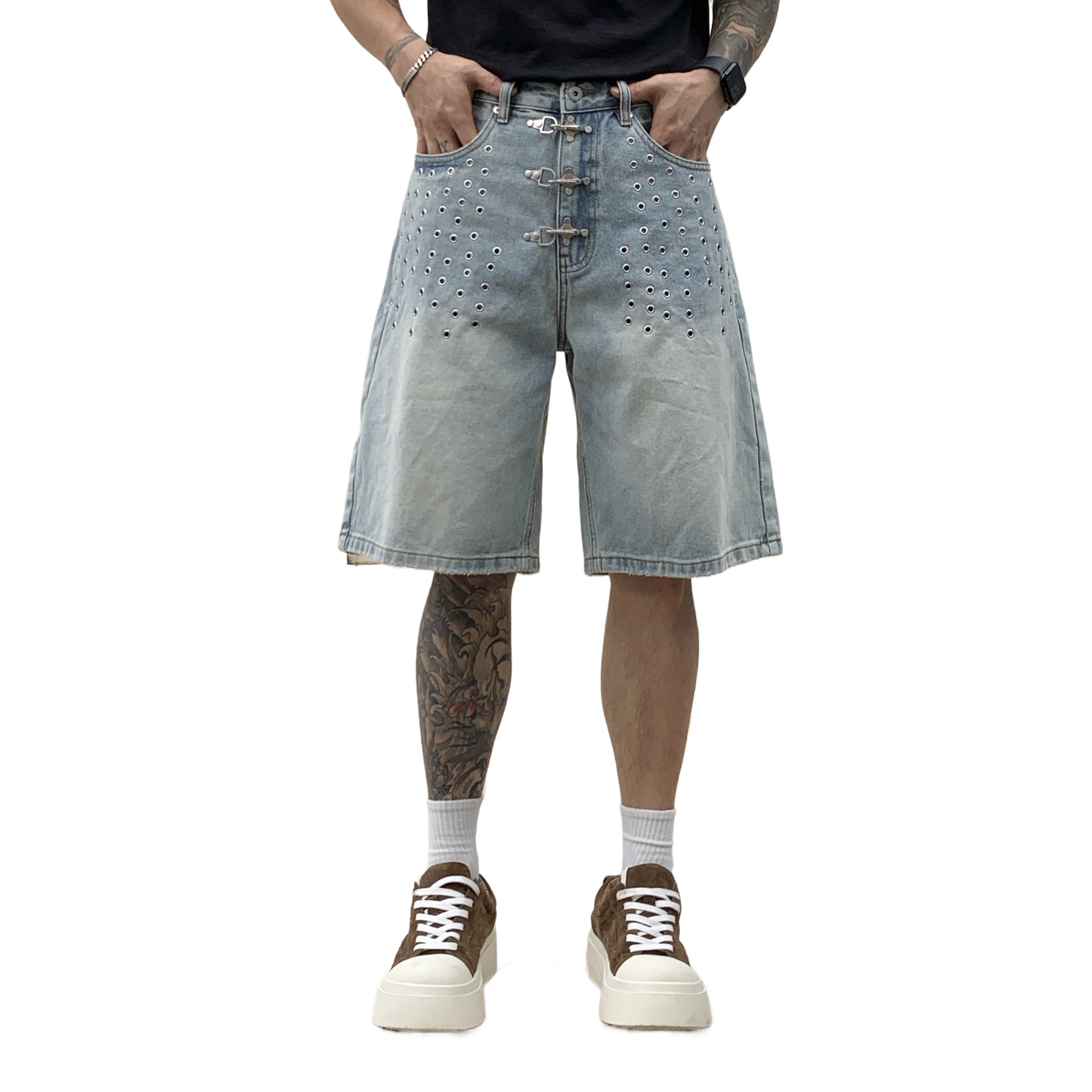 Street Fashion Jeans - 남성 패션 루즈핏 바이브 스타일 힙합