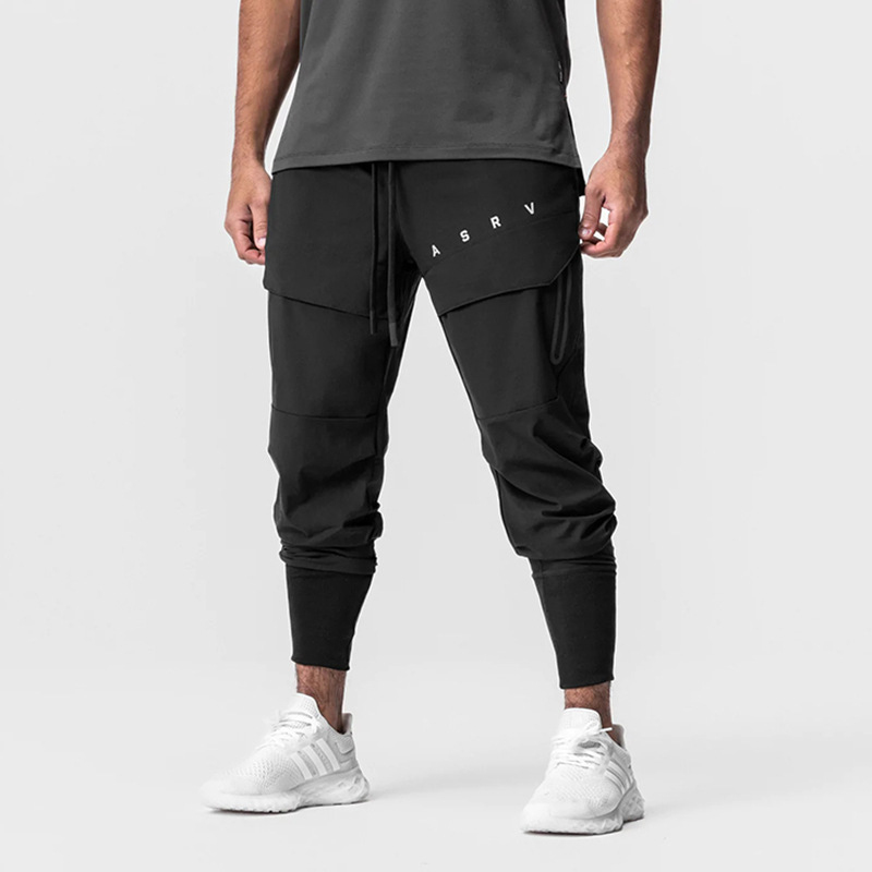Running Pant Jogger - 남성용 조거 팬츠, 스웨트 팬츠, 허리끈이