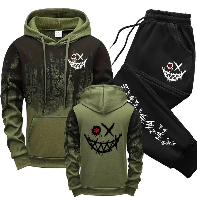 Street Fashion Hoodie - 가을 겨울 남성 데일리 캐주얼 스포츠
