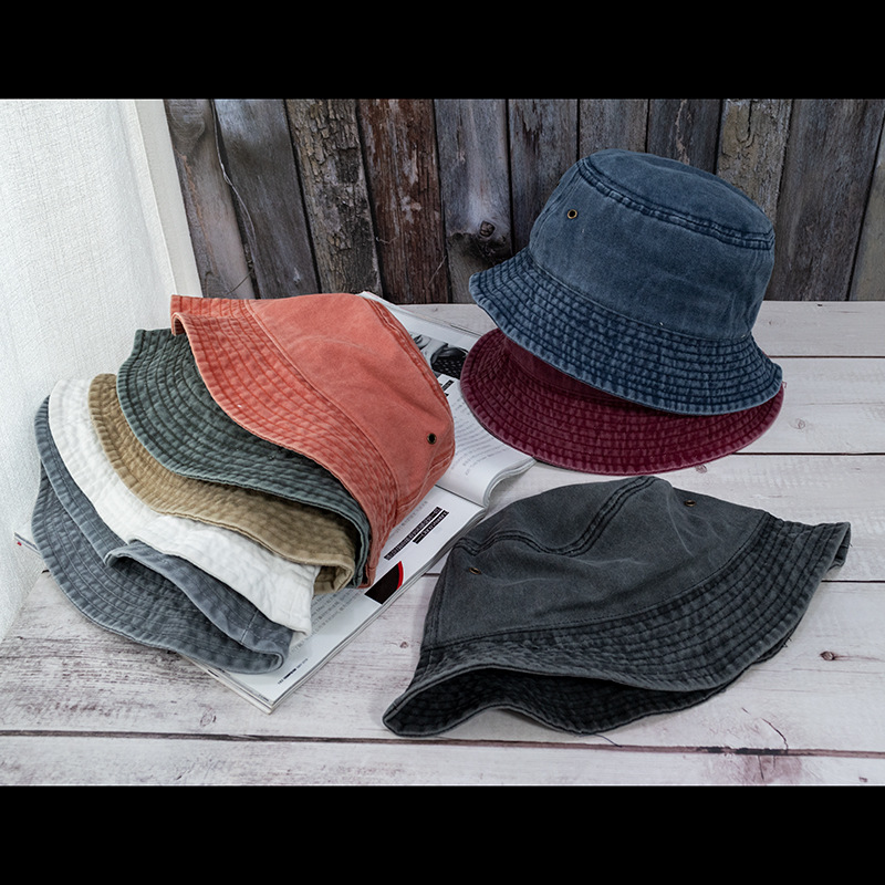 새로운 남여 양동이 모자 패션 씻어 데님 모자 디자인  - Bucket Hat Embroidered 리뷰 및 가격
