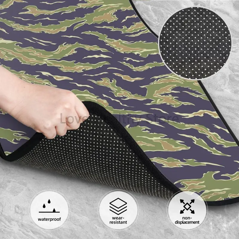 타이거 스트라이프 카모 패턴 자동차 바닥 매트 4개 세 - Camo Pattern Set 리뷰 및 가격