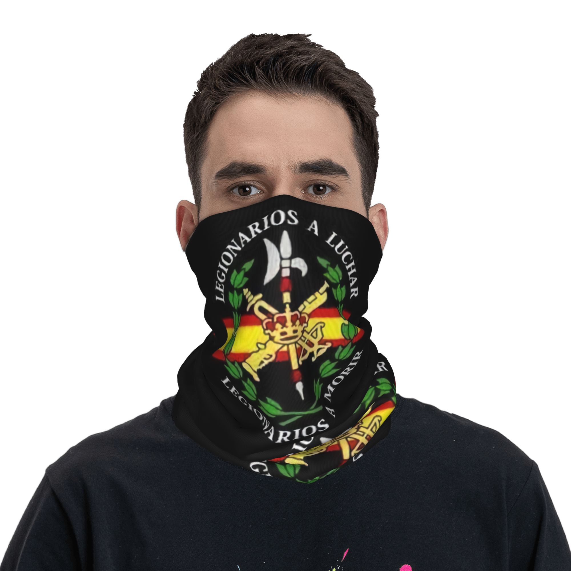 맞춤형 스페인 군단 반다나 넥 게이터 방풍 페이스 스카 - Balaclava Face Mask 리뷰 및 가격