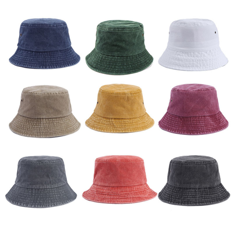 맞춤형 로고 프린트 자수 유럽/미국 스타일 면 워싱 버 - Bucket Hat Embroidered 리뷰 및 가격