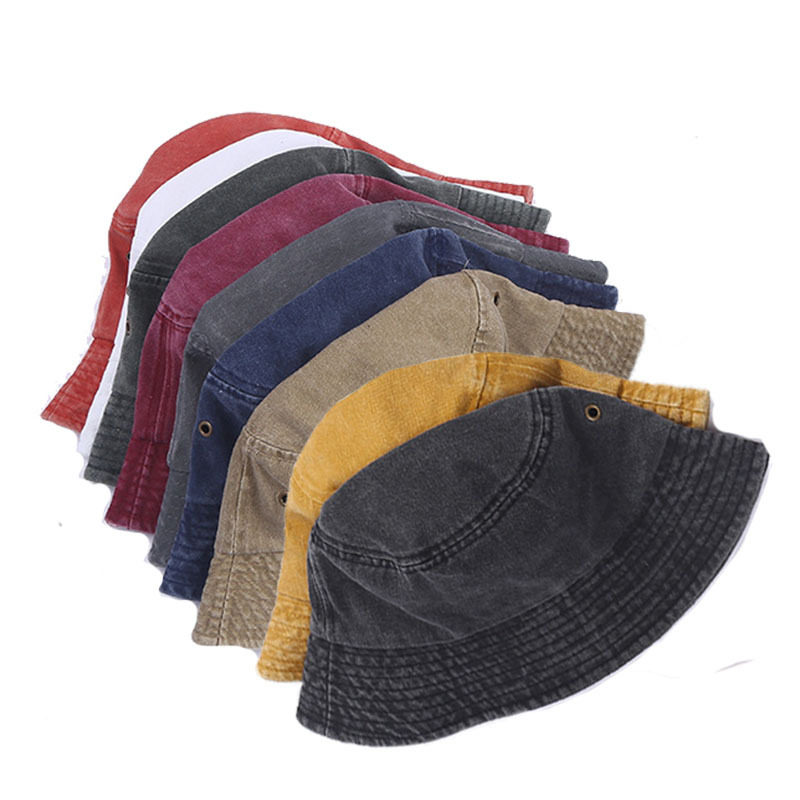 맞춤형 로고 프린트 자수 유럽/미국 스타일 면 워싱 버 - Bucket Hat Embroidered 리뷰 및 가격