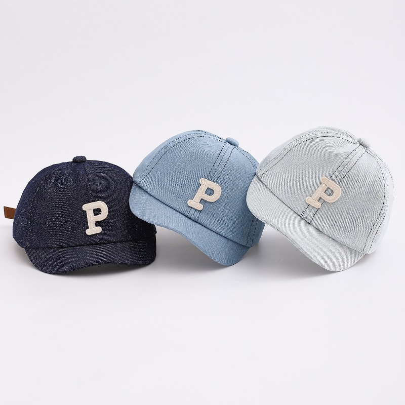 키즈 데님 야구 모자 48-50cm 워싱 코튼 캐주얼  - Street Fashion Hats 리뷰 및 가격