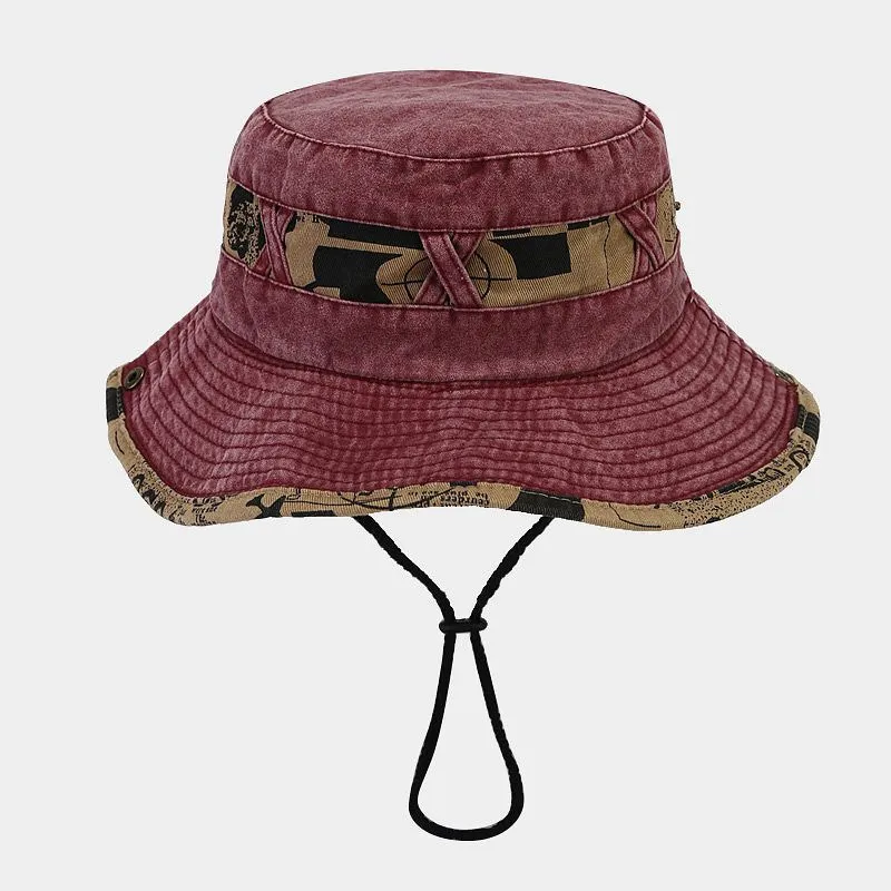 2024 사계절 코튼 레터 자수 패턴 버킷햇, 낚시꾼  - Bucket Hat Embroidered 리뷰 및 가격