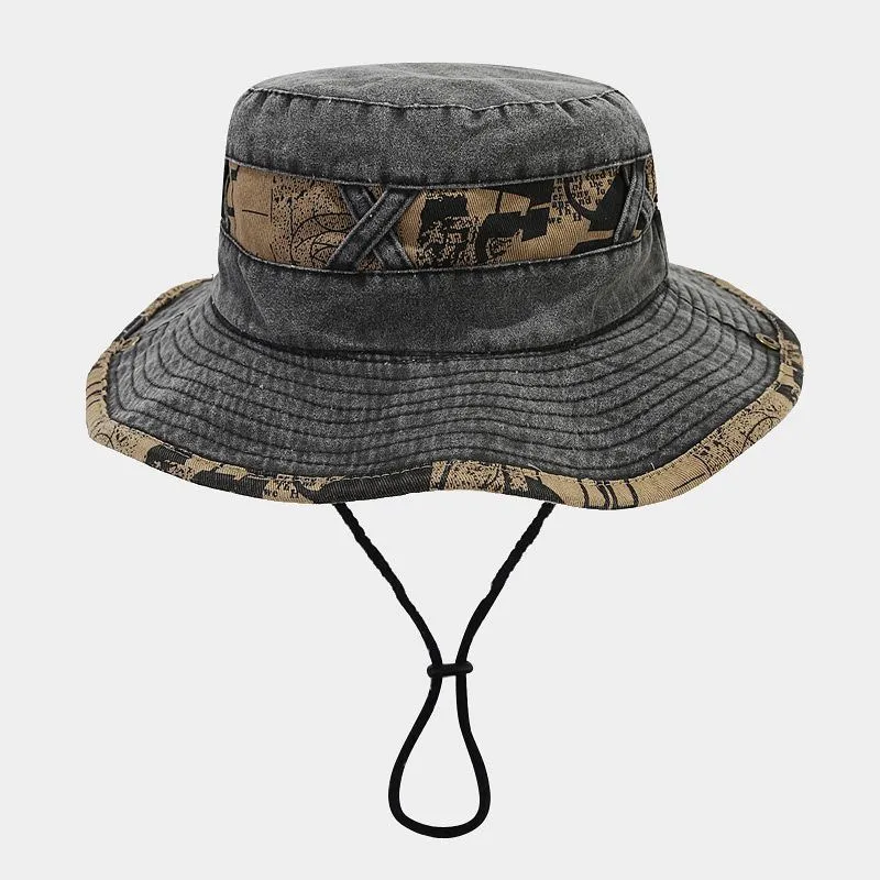 2024 사계절 코튼 레터 자수 패턴 버킷햇, 낚시꾼  - Bucket Hat Embroidered 리뷰 및 가격