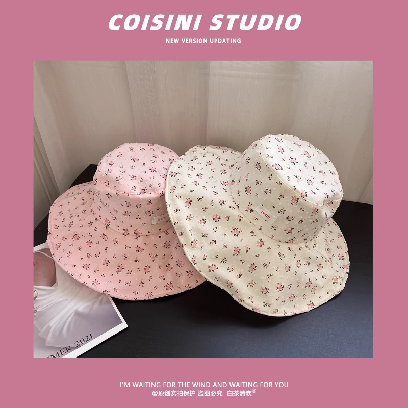 여름 신상 플로럴 패치 빅 브림 버킷햇 여성 여행용 자 - Bucket Hat Embroidered 리뷰 및 가격