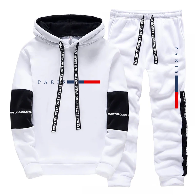 남성 세트/후드티/바지 파리 패션 가을 겨울 캐주얼 스 - Street Fashion Hoodie 리뷰 및 가격