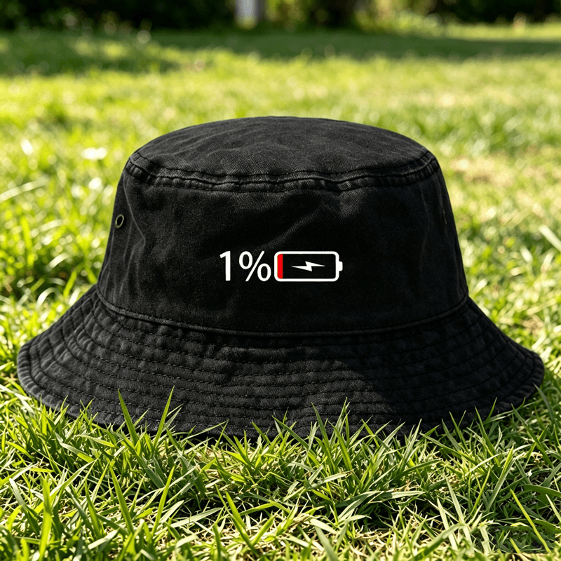 1개 레트로 스타일 워싱된 피셔맨 햇, 패턴 프린트,  - Bucket Hat Embroidered 리뷰 및 가격