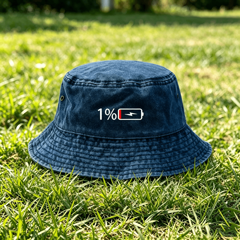 1개 레트로 스타일 워싱된 피셔맨 햇, 패턴 프린트,  - Bucket Hat Embroidered 리뷰 및 가격