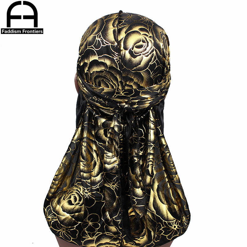 사용자 정의 남자 인쇄 실키 Durags 터 번 모자  - Street Fashion Hats 리뷰 및 가격