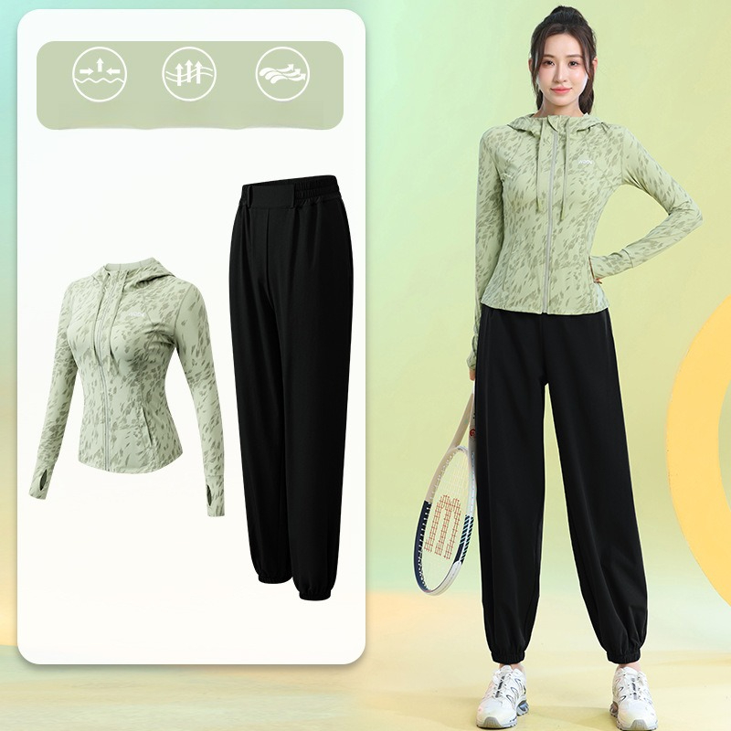 여성용 러닝 슈트 긴팔 플로럴 지퍼 후드 조거 팬츠 퀵 - Running Pant Jogger 리뷰 및 가격
