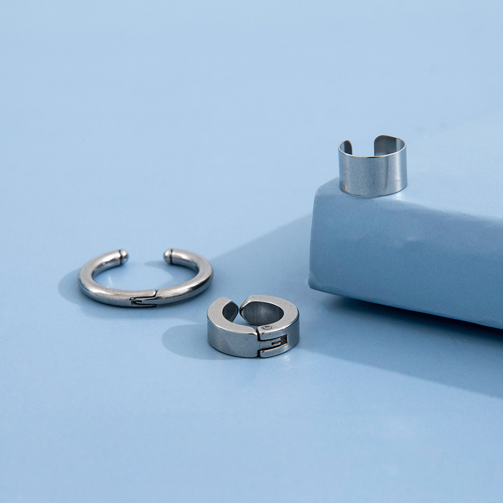 3pcs/Set 남자 여성을 위한 3pcs/Set 3간 - Street Fashion Earrings 리뷰 및 가격